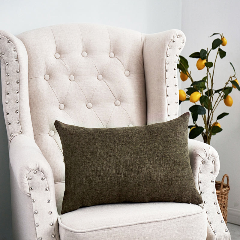 Sofa Pillowcase Square Cushion Sofa Office Throw Waist Pillow Covers Home Decor