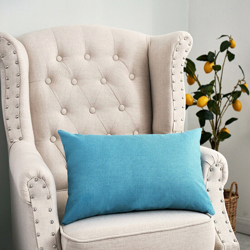 1PC Sofa Pillow Case Throw Waist Cushion Covers Pillowcase Home Christmas Decor