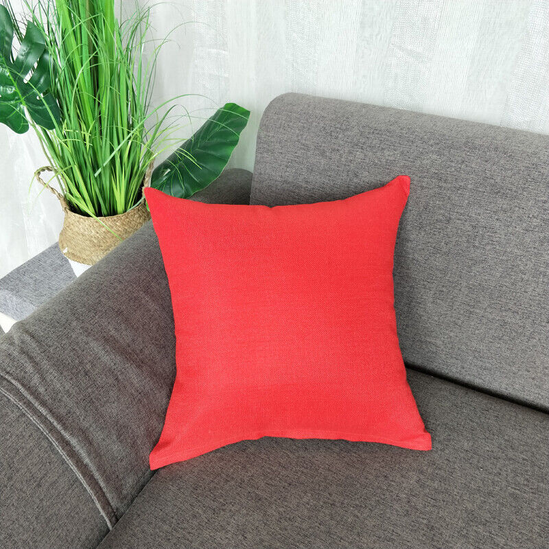 1PC Sofa Pillow Case Throw Waist Cushion Covers Pillowcase Home Christmas Decor