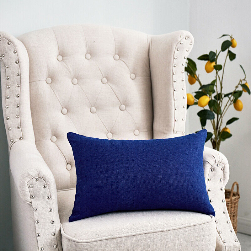 Sofa Pillowcase Square Cushion Sofa Office Throw Waist Pillow Covers Home Decor
