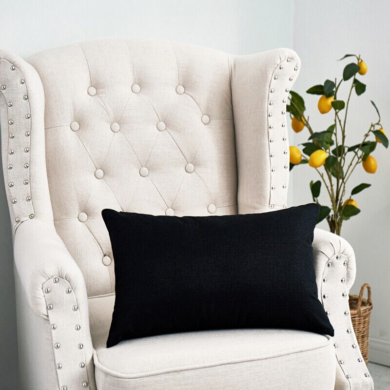 Sofa Pillowcase Square Cushion Sofa Office Throw Waist Pillow Covers Home Decor