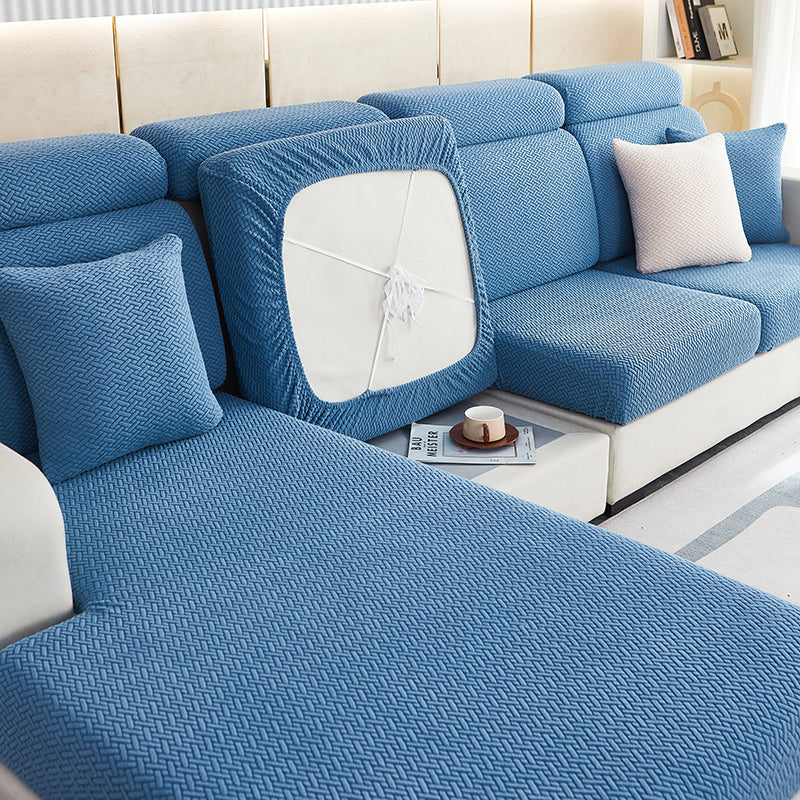 1 2 3 4 Seater Sofa Cushion Covers Jacquard Stretch Couch Seat Slipcover