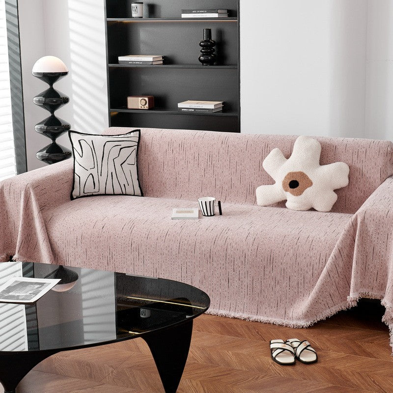 Minimalist four-season universal non-slip all-inclusive sofa blanket