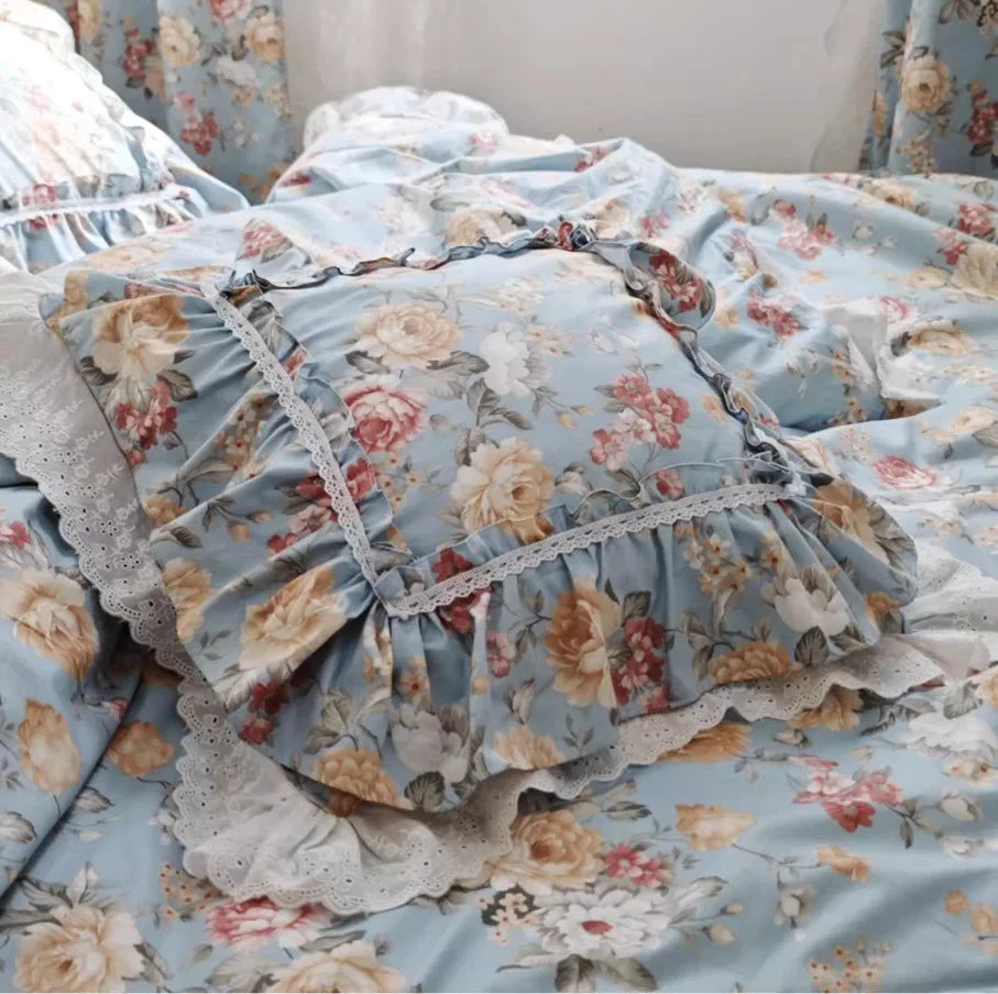 Lace Decorative Pillowcase Bed Pillow Case Princess Cushion Cover Sofa Cushions
