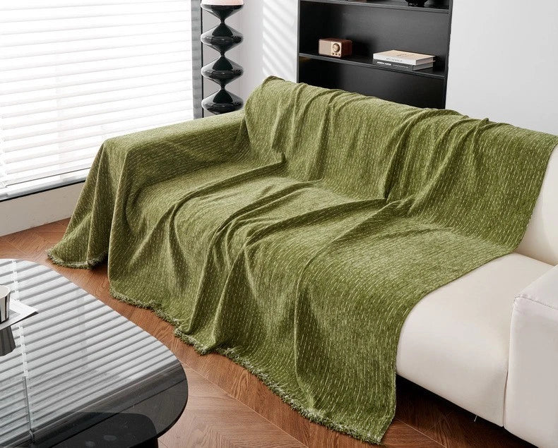 Minimalist four-season universal non-slip all-inclusive sofa blanket