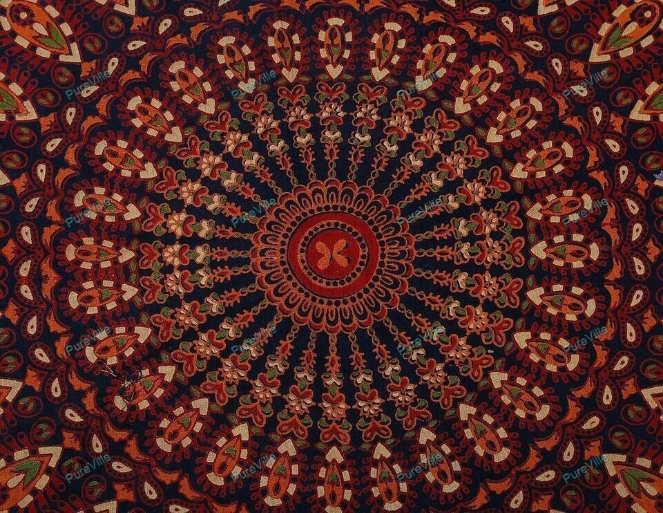 Ethnic Cushion Cover Indian Handmade Mandala Hippie Sofa Car Pillow Case