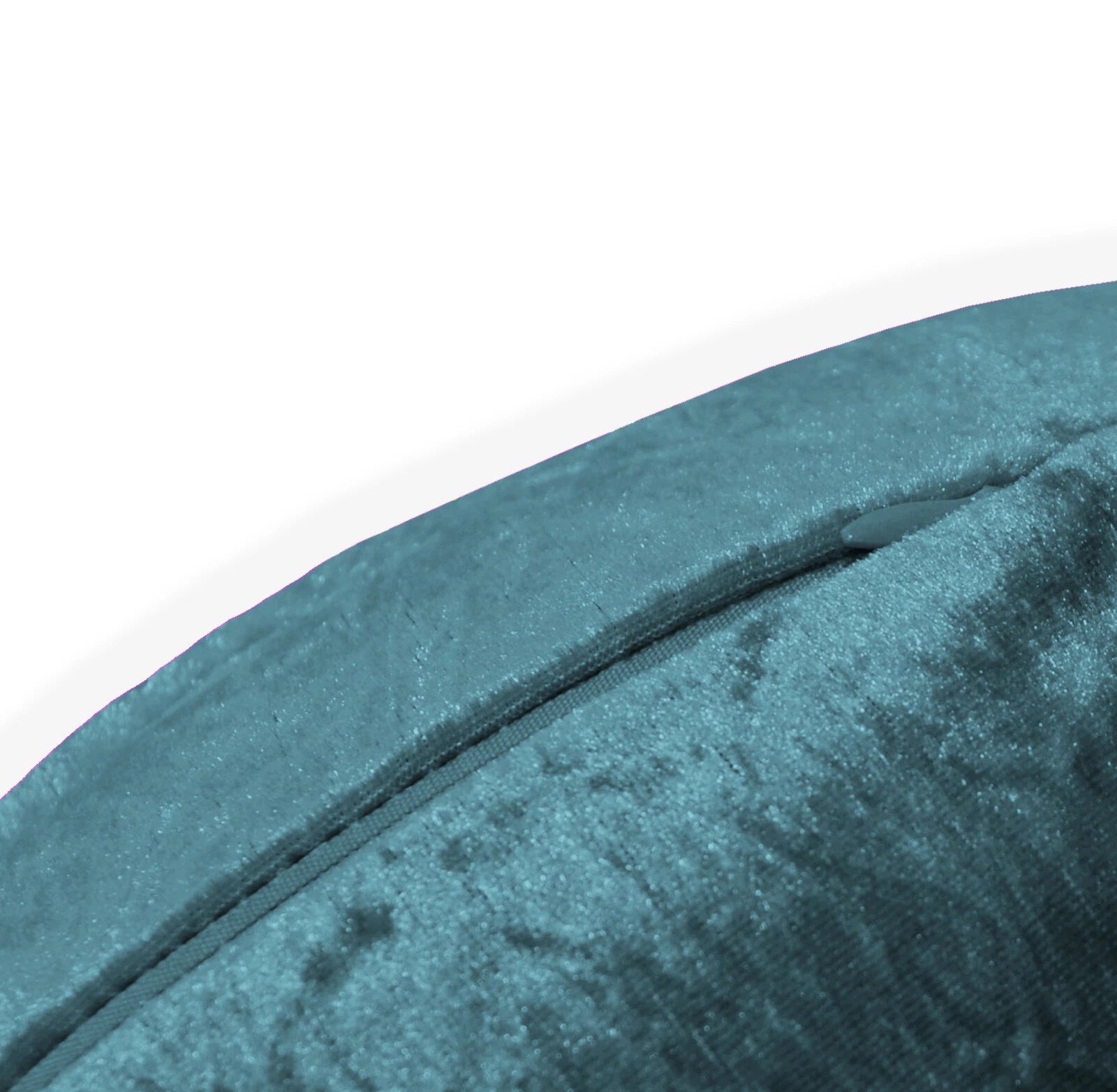 Mv18 Dark Teal Crushed Velvet Sofa Seat Patio Bench Cushion Bolster Cover/Runner