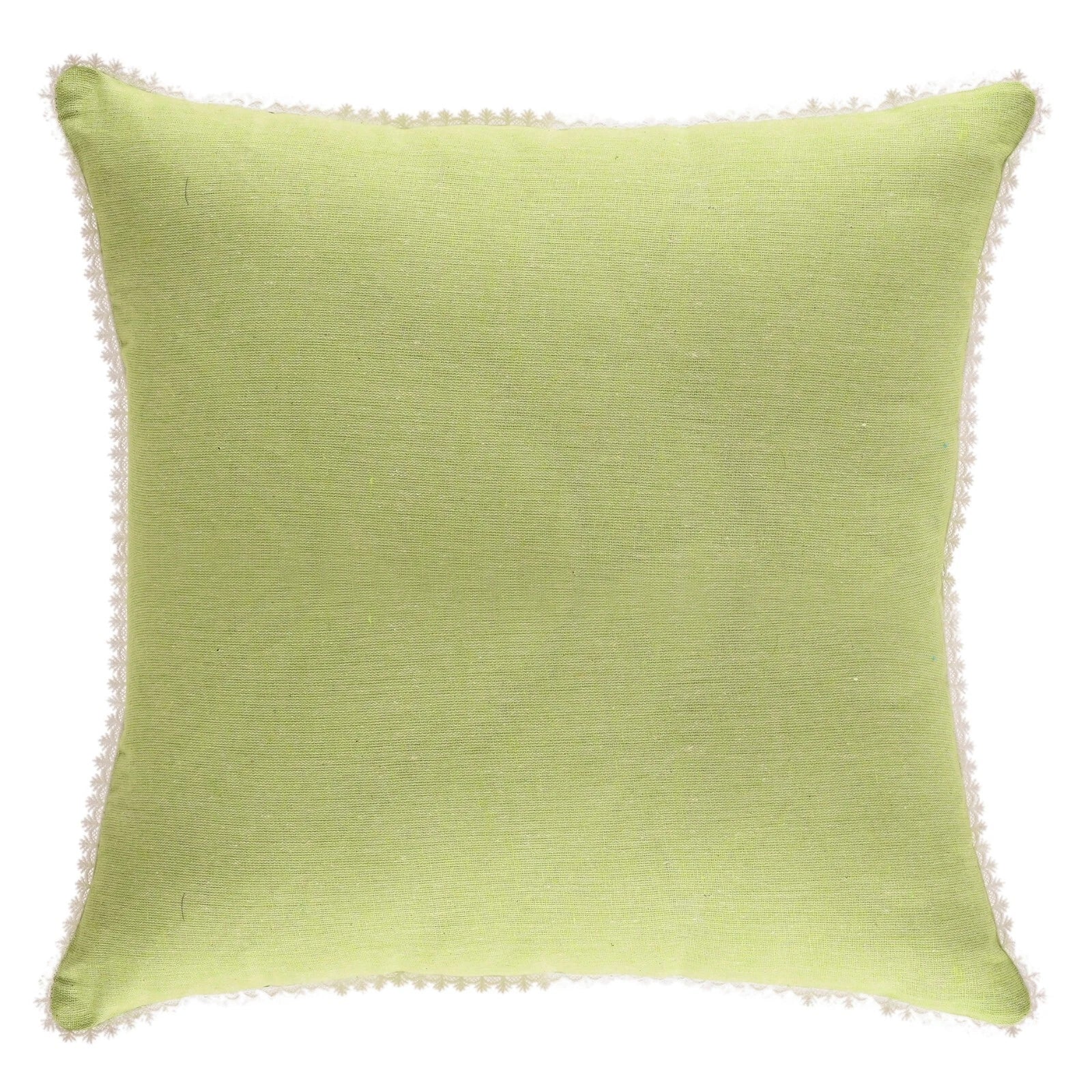 Cotton Cushion Cover Home Sofa Decor Throw Pillow Case Covers Solid with Lace