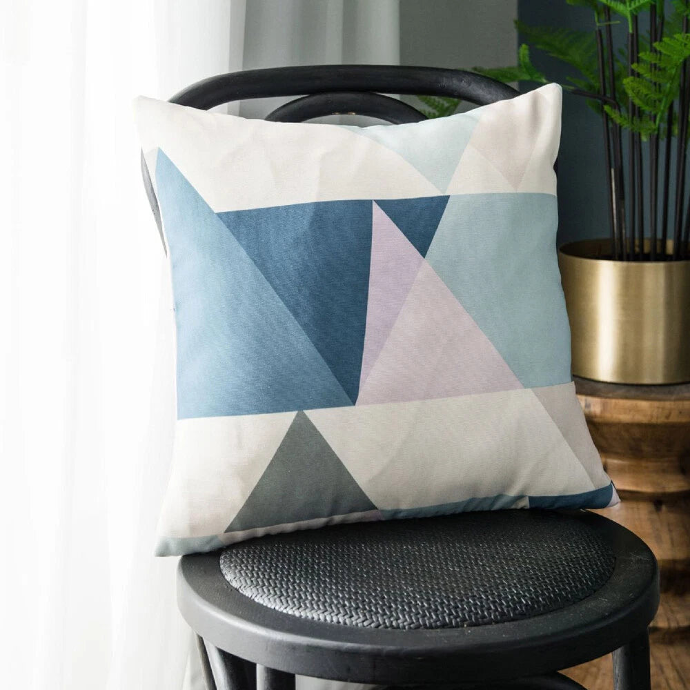 Home Print Cushion Covers Square Pillowcase Sofa Throw Waist Bed Decor Christmas