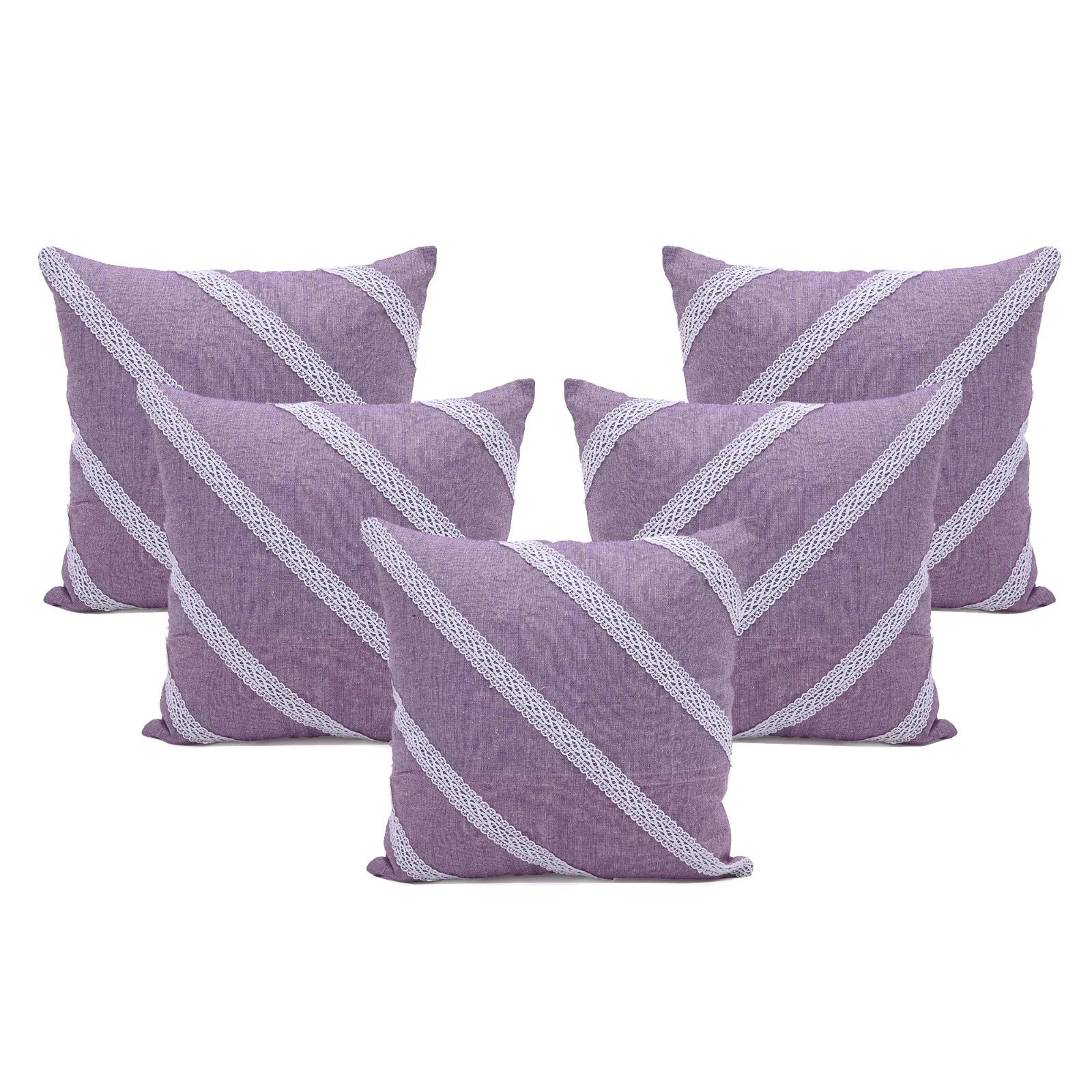 Cushion Cover Cotton Throw Pillowcase Pillow Covers Zipper Home Sofa Bed Decor