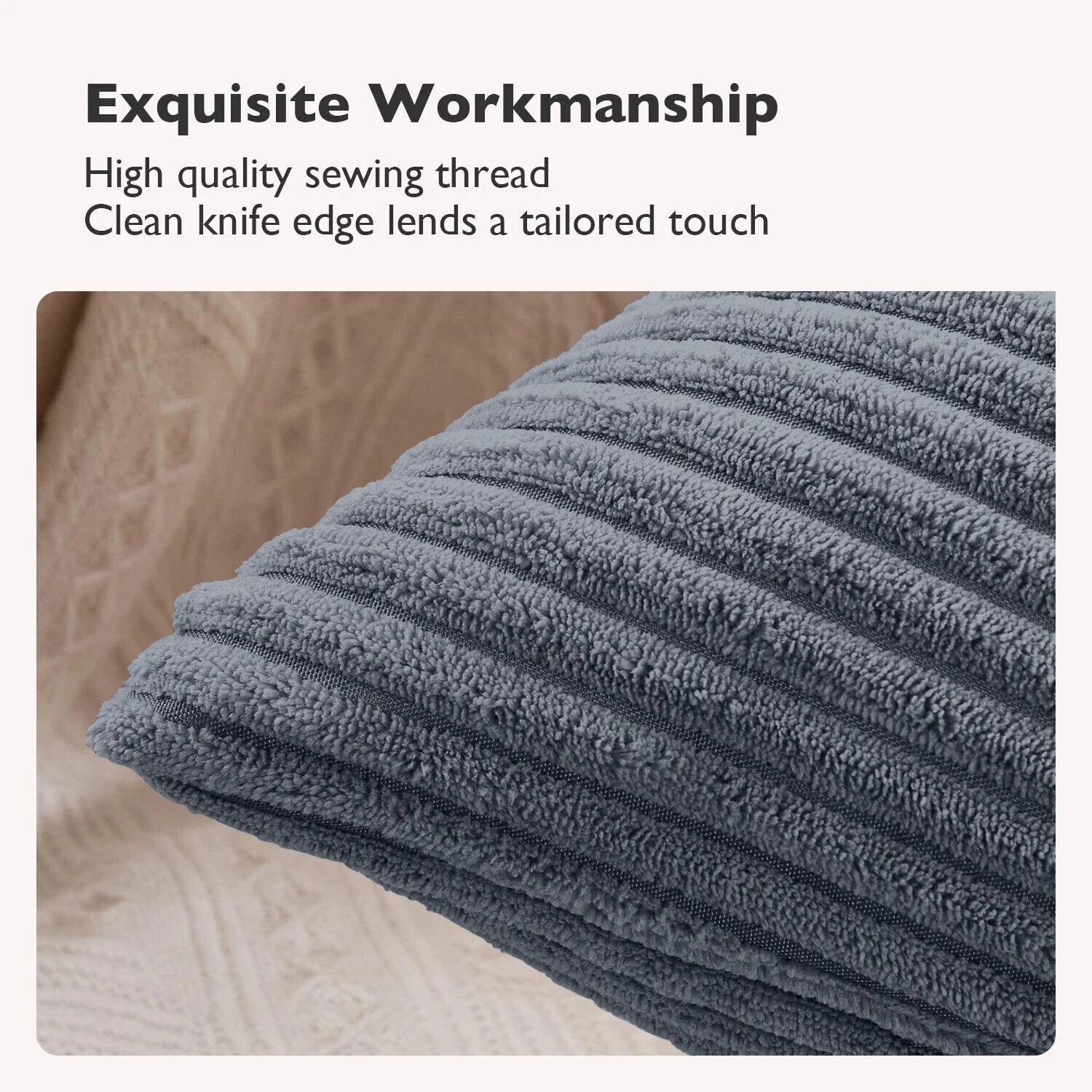 Pack of 1,2,4,6 Velvet Filled Cushion Covers 18x18 Sofa Decor Throw Pillow Cases