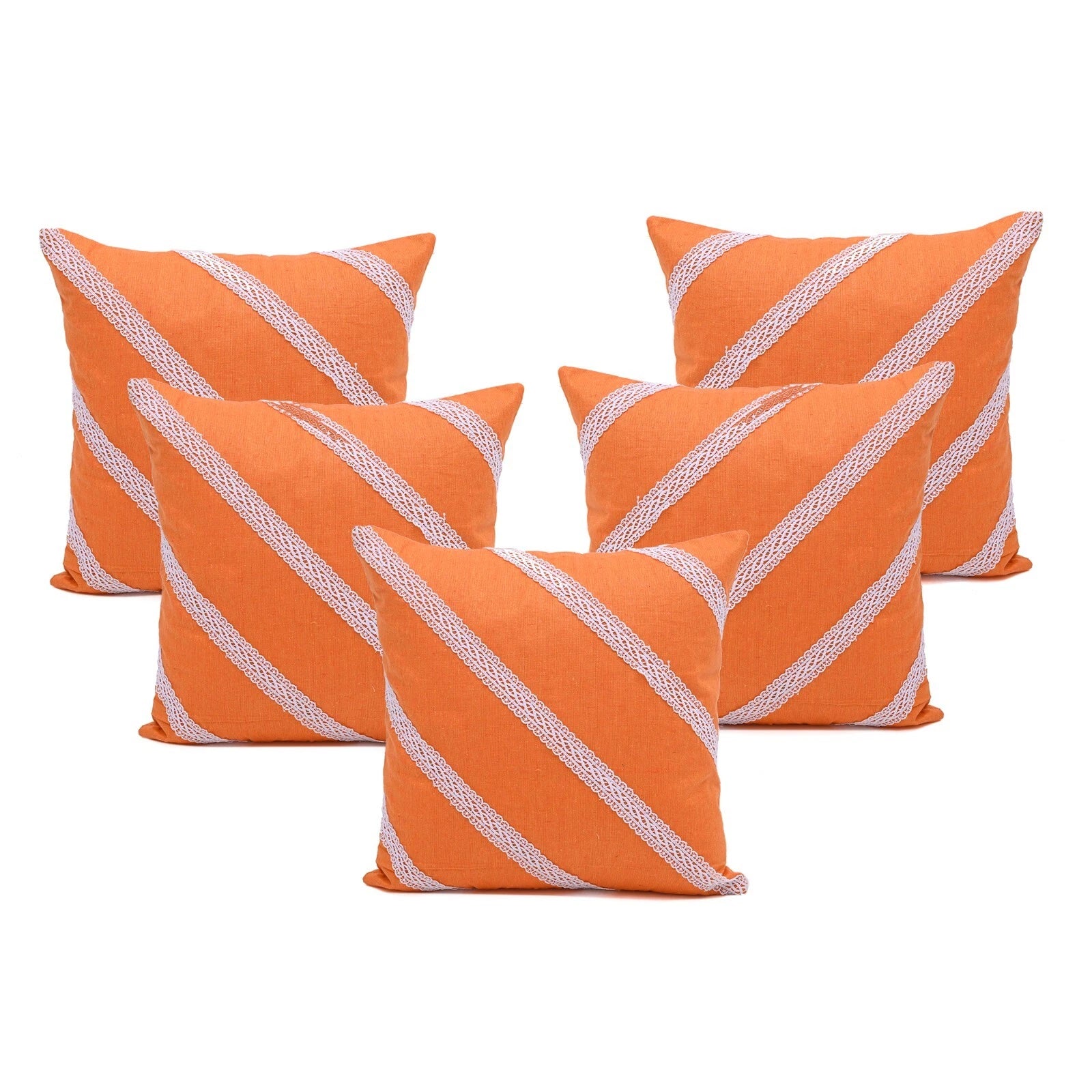 Cushion Cover Cotton Throw Pillowcase Pillow Covers Zipper Home Sofa Bed Decor