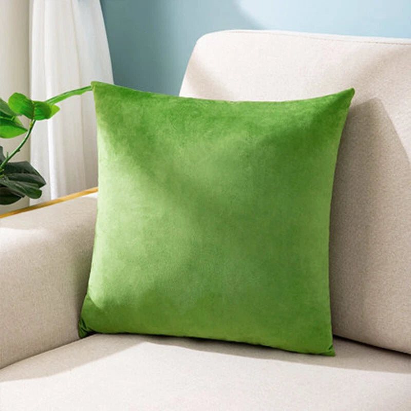 Dutch Velvet Pillow Case Solid Color Bed Pillowcase Bed Head Sofa Cushion Cover
