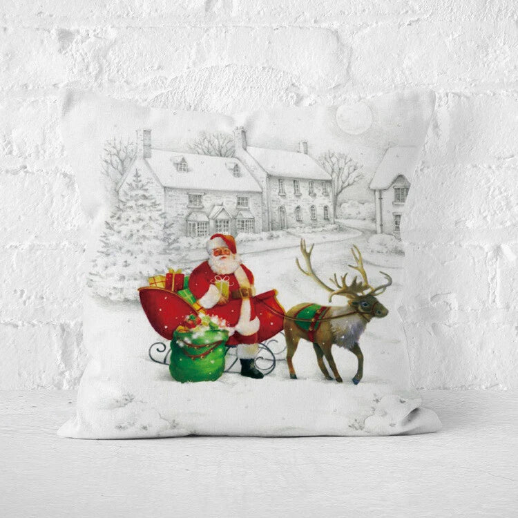 Christmas Cushion Cover Square Pillow Case Pillows Covers Sofa Bed Home Decor