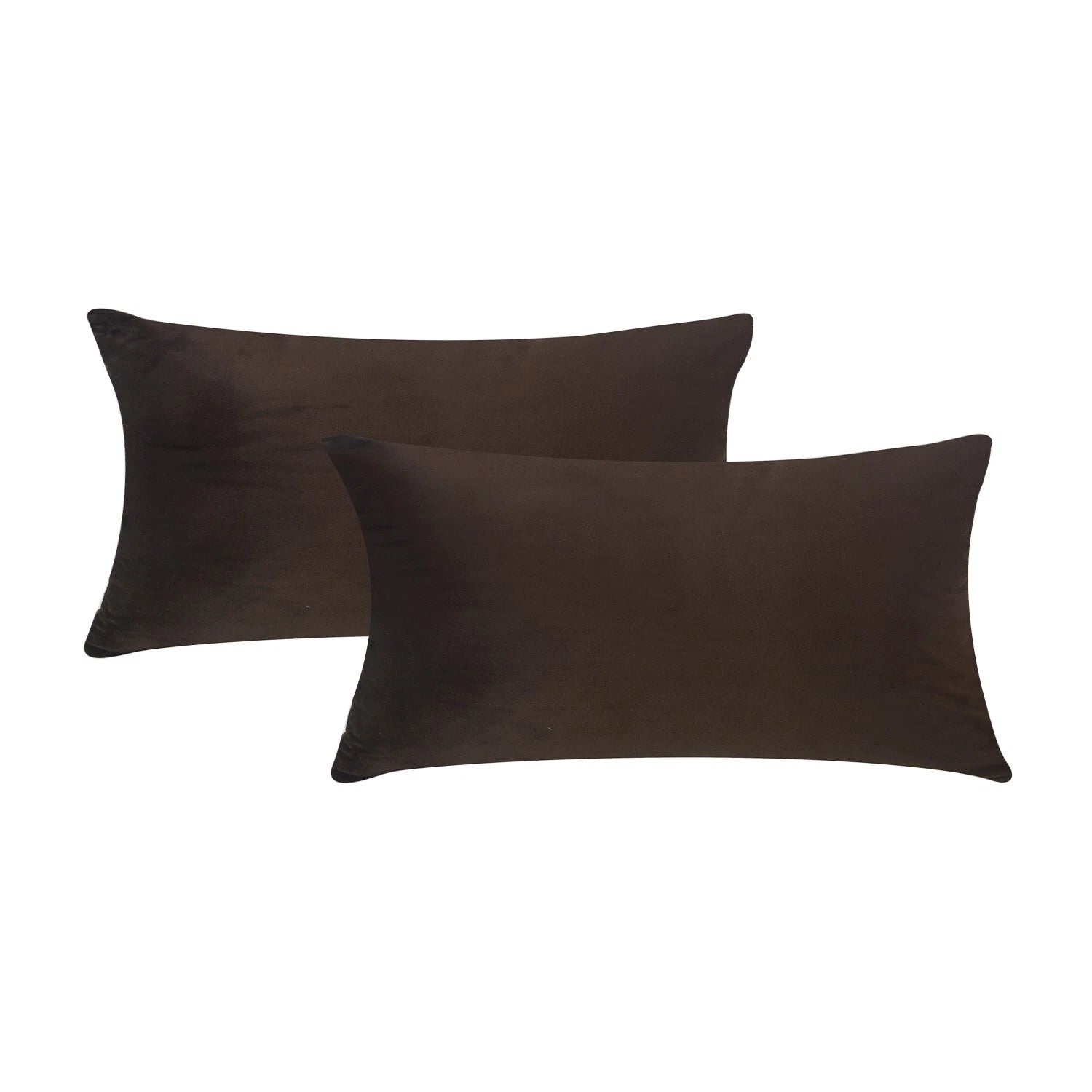 Plain Velvet Cushions Covers 30x51 cm Luxury Soft Velvet Sofa Bed Pillow Cases