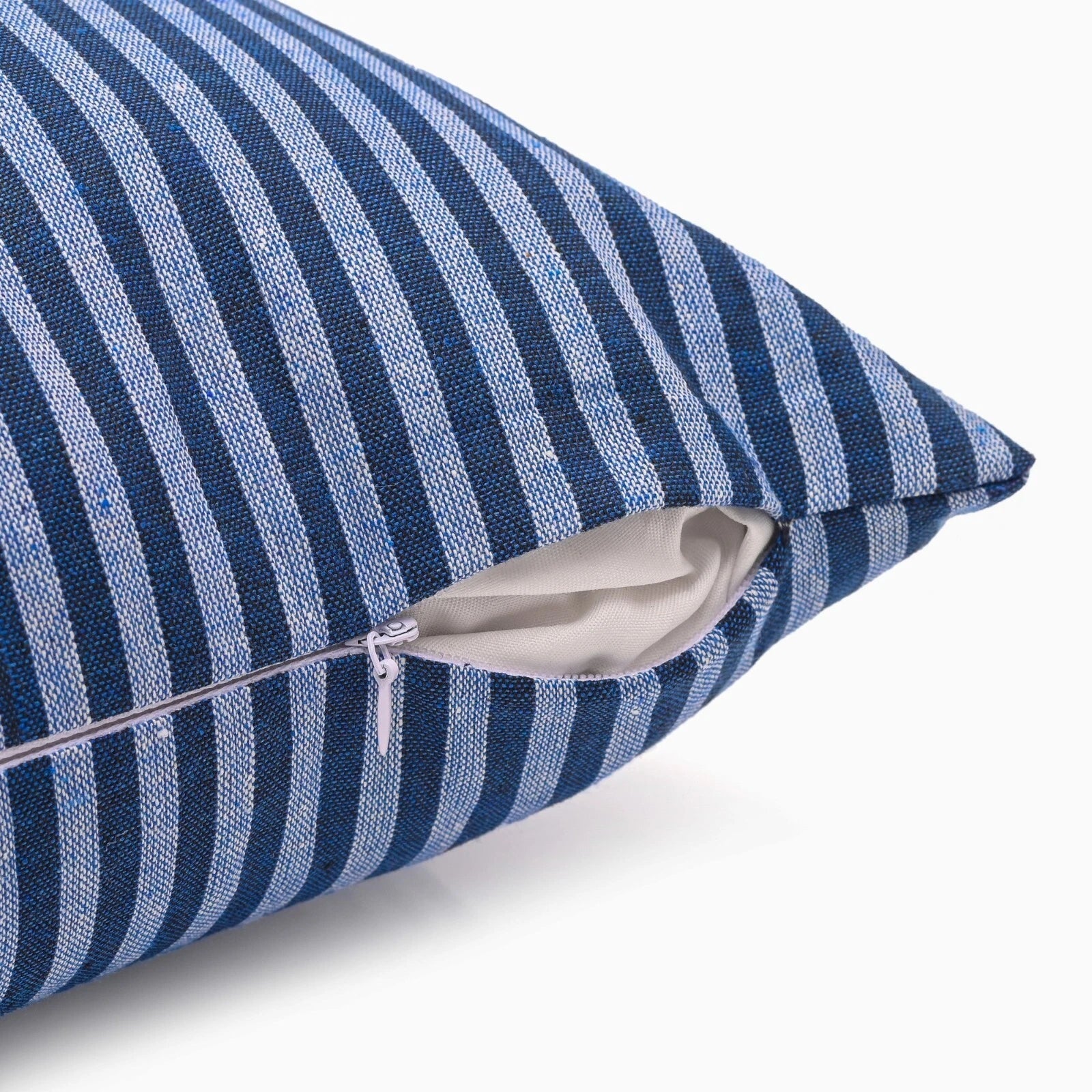 Cotton Cushion Covers Throw Pillow Cover Case Striped Home Sofa Decor-Set of 2