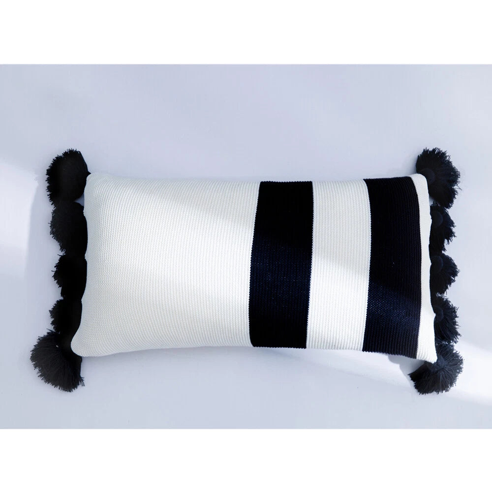 Knitted Throw Pillowcase Sofa Office Waist Cushion Soft Pillow Cover Home Decor