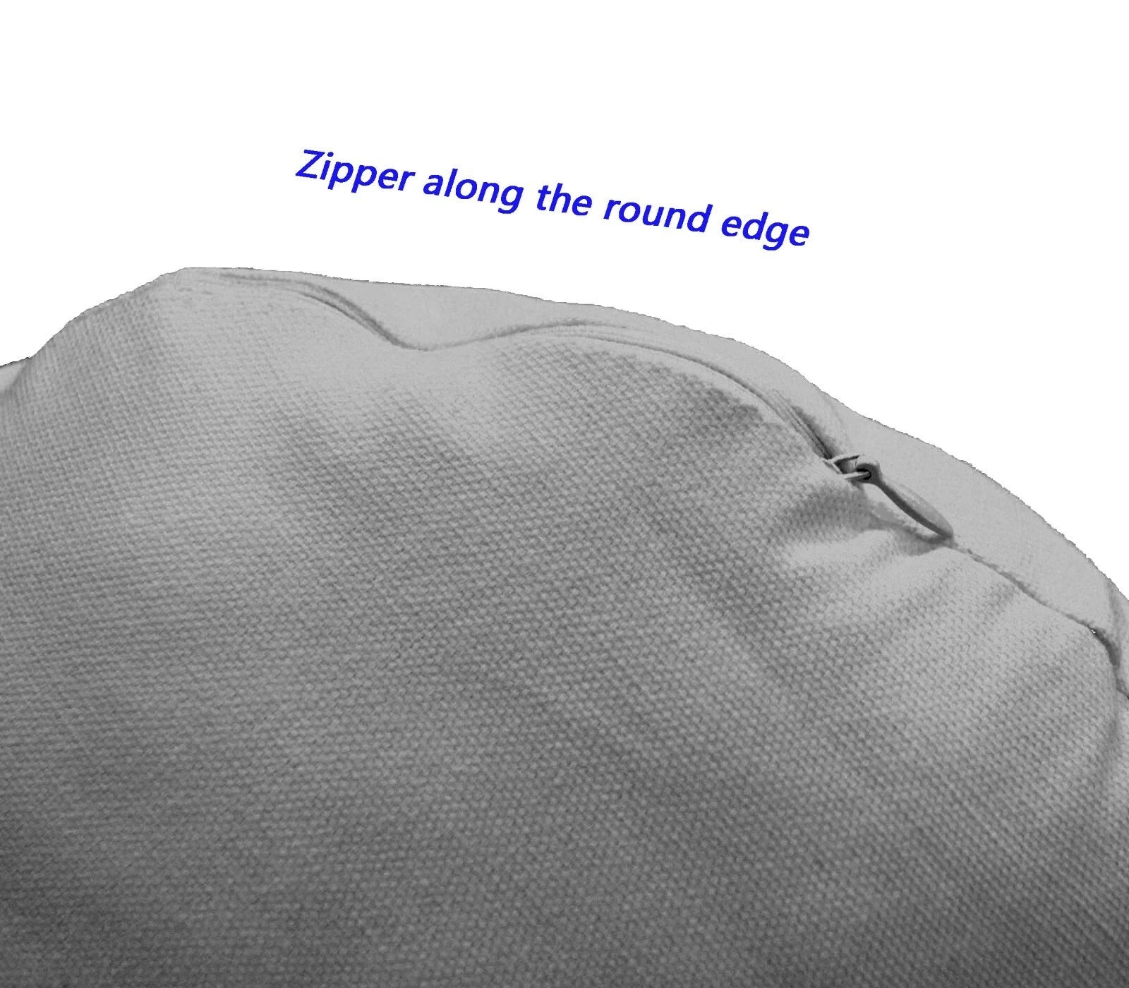 Pb017 Cushion Cover*Blue*Faux Leather synthetic Litchi Skin Sofa Seat 3D Box