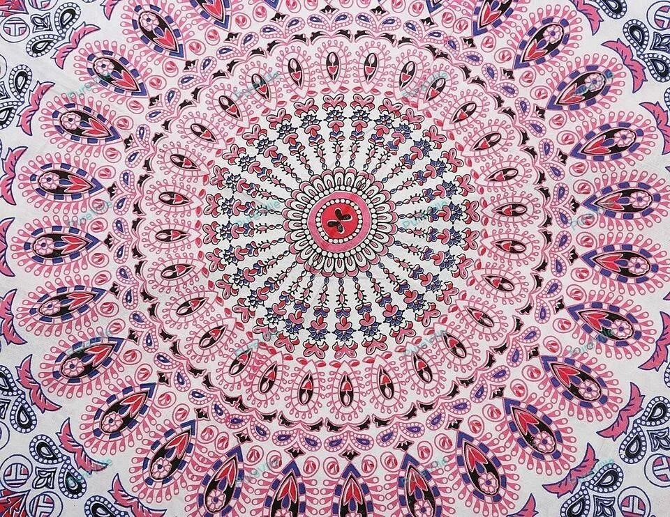 Mandala Cushion Cover Sofa Cover Ethnic Indian Decorative Bohemian Home Decor
