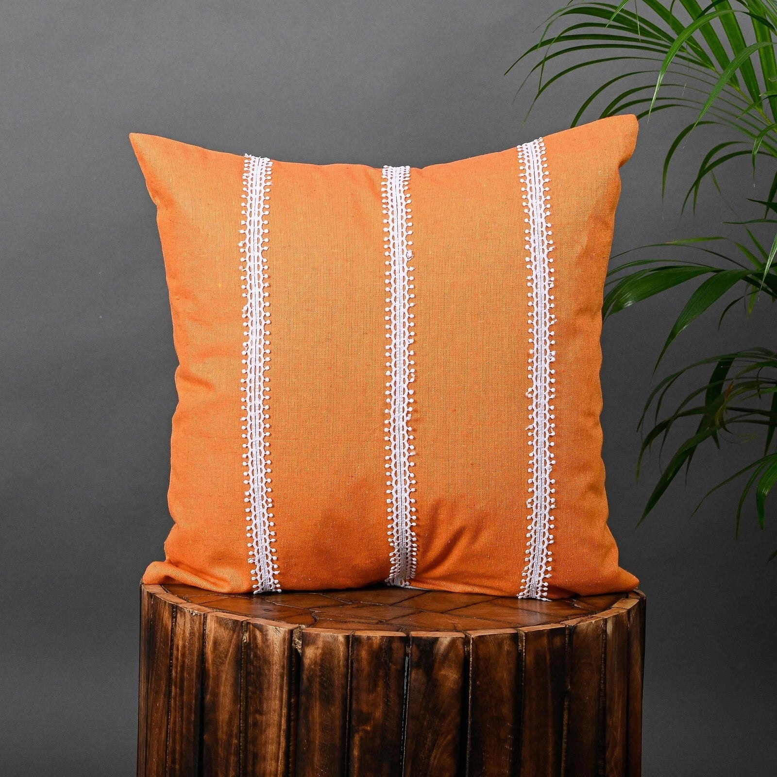 Cushion Case Cotton Pillow Cover Home Sofa Couch Bed Decor Square Covers Set 5