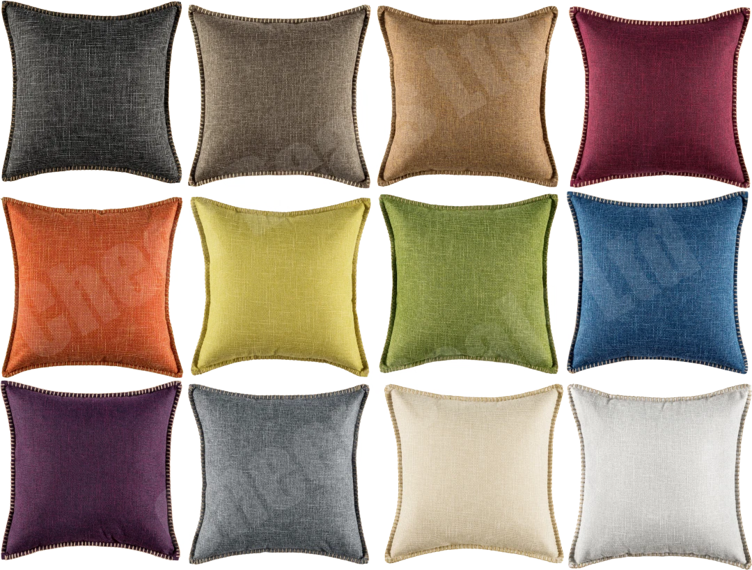 Cushion Cover 18inch 45cm Luxury Pillow Case Linen Trim Sofa Home Nylore Brand