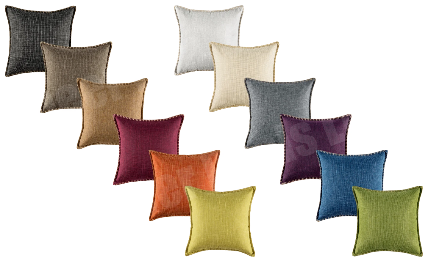 Cushion Cover 18inch 45cm Luxury Pillow Case Linen Trim Sofa Home Nylore Brand