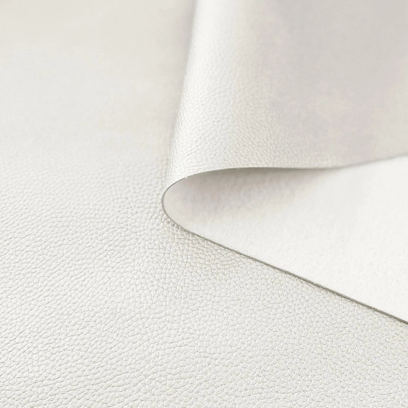 Pb045A Cushion Cover*Pearl White*Faux Leather synthetic Litchi Skin Sofa Seat