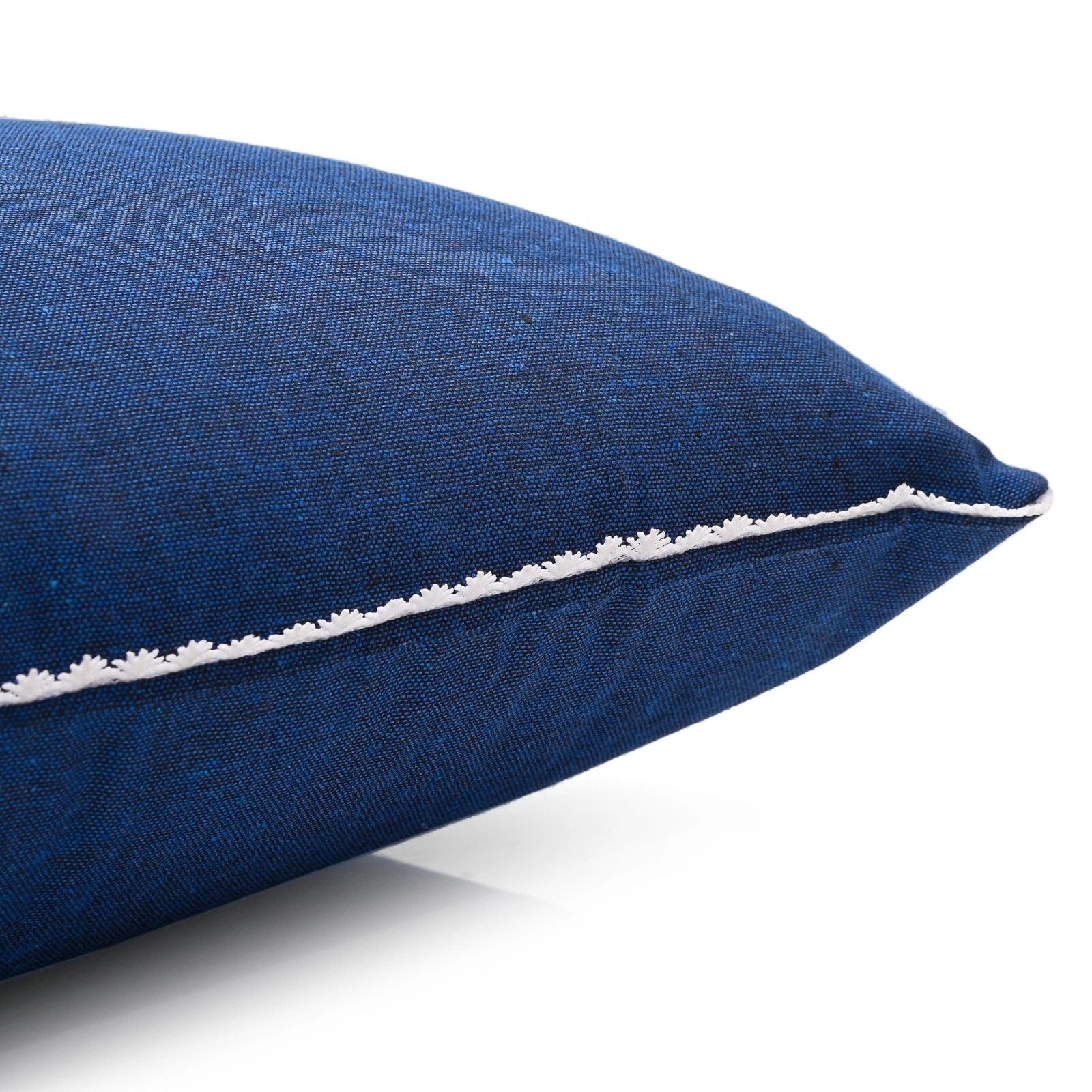 Cushion Covers Case Cotton Throw Pillow Cover Sofa Home Decor Solid with Lace-S5