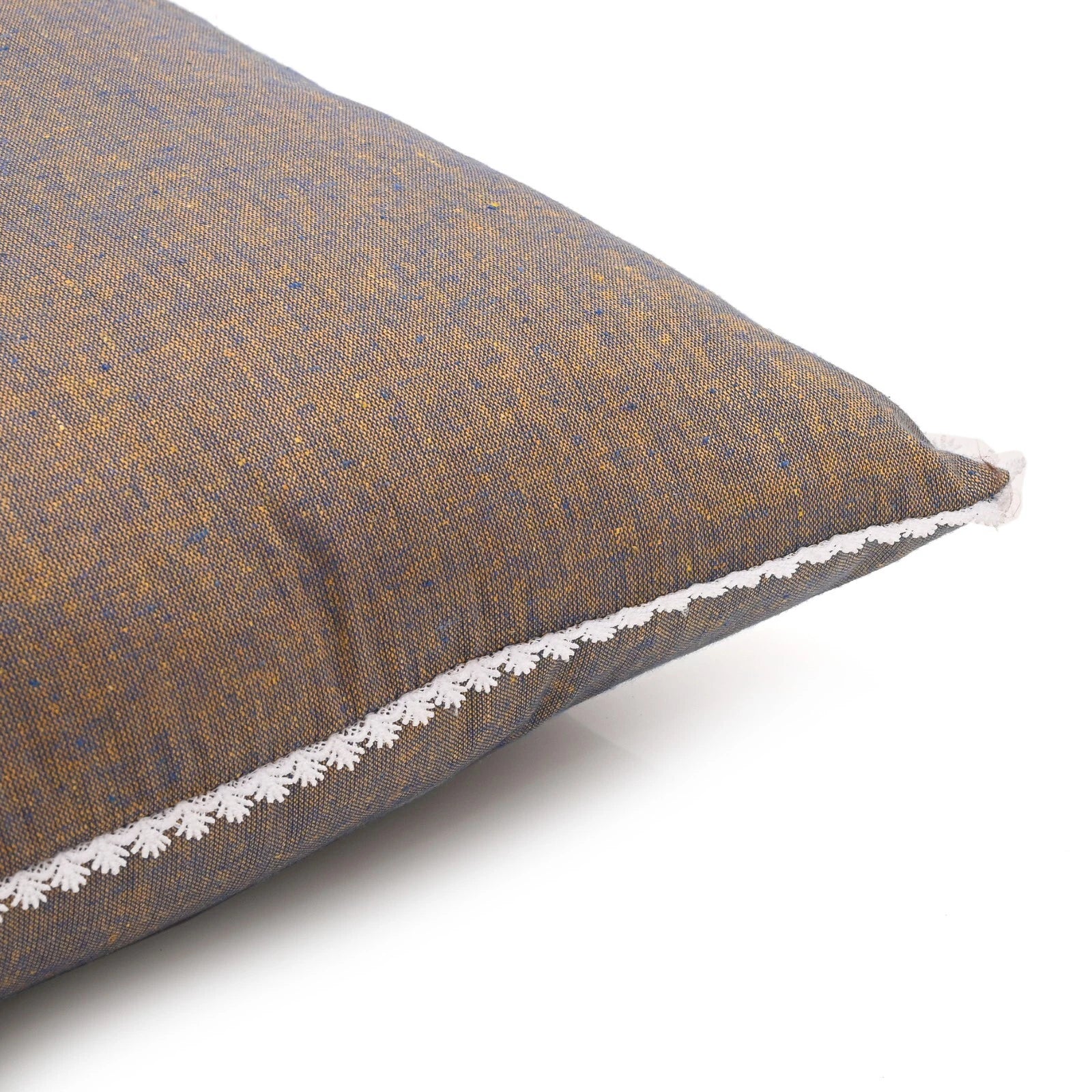 Pillow Covers Cotton Throw Cushion Case Cover Sofa Home Decor Solid with Lace-S2