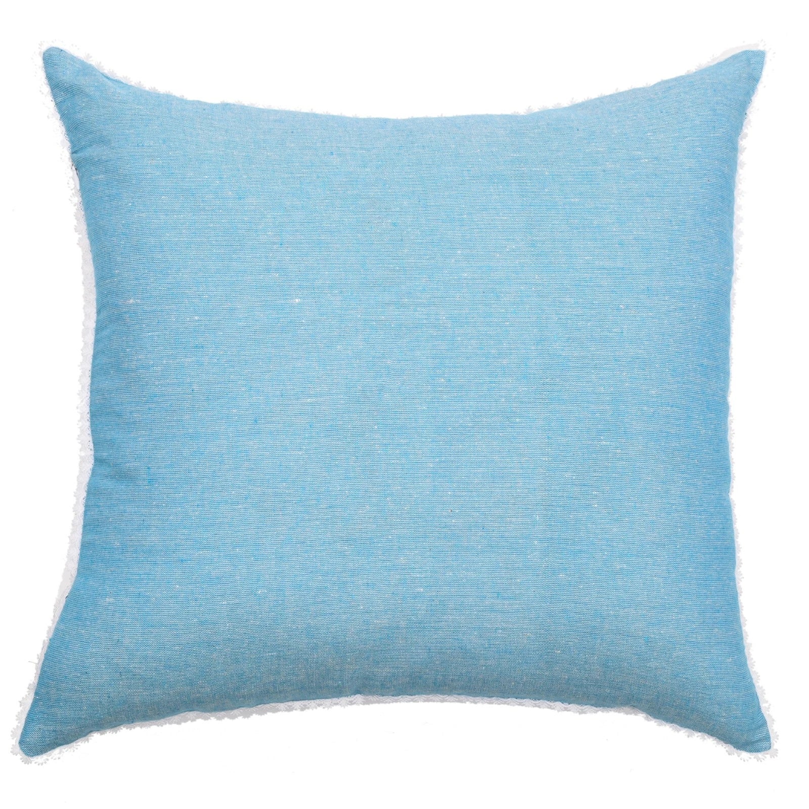 Cotton Cushion Cover Home Sofa Decor Throw Pillow Case Covers Solid with Lace