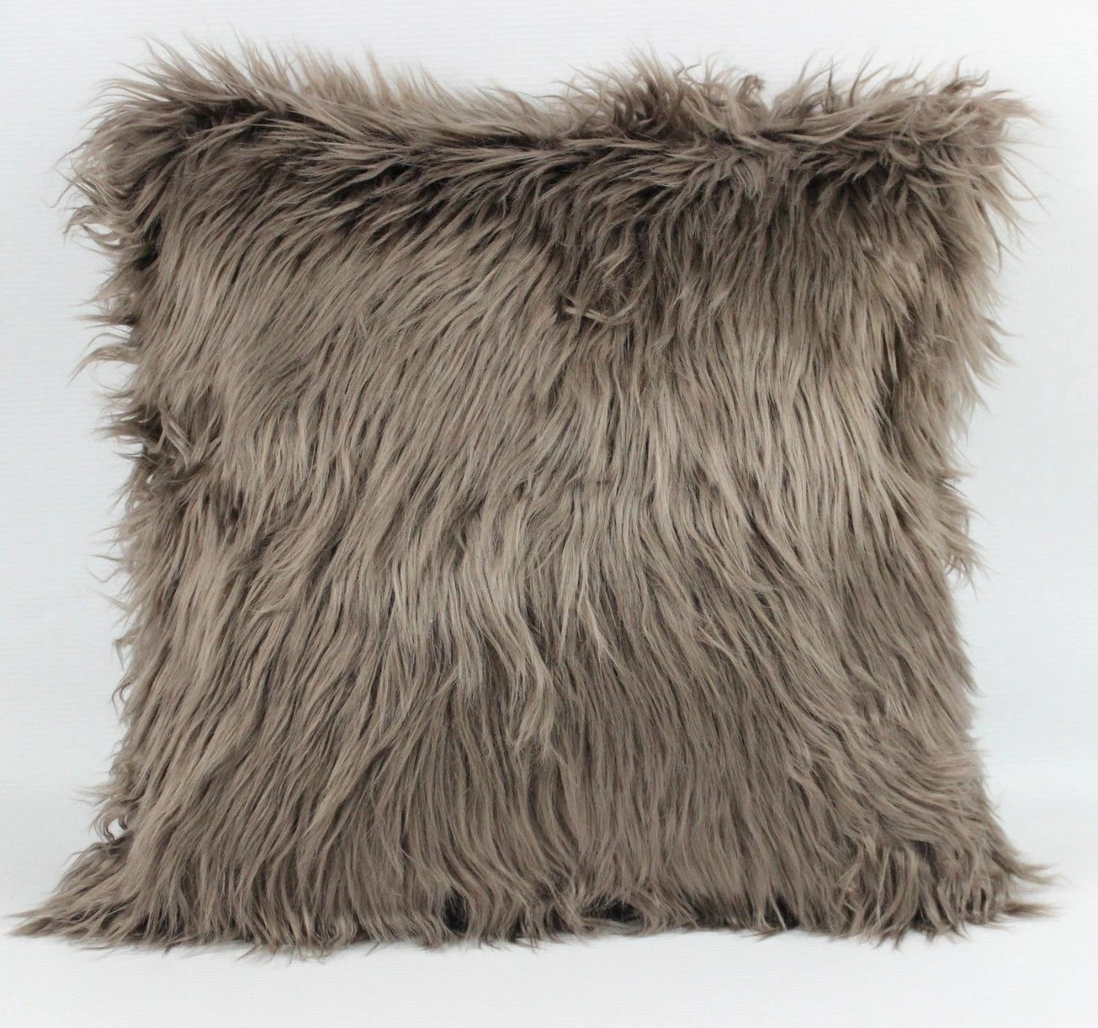 FLUFFY FAUX FUR SHAGGY SOFT SOFA CHAIR BED HOME DECOR PILLOW CASE CUSHION COVER