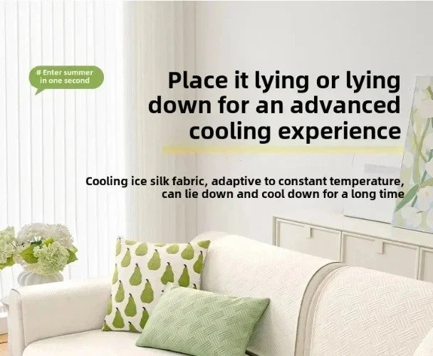 Ice Silk Sofa Seat Cover Nordic Style Universal Sofa Slipcovers for Living Room