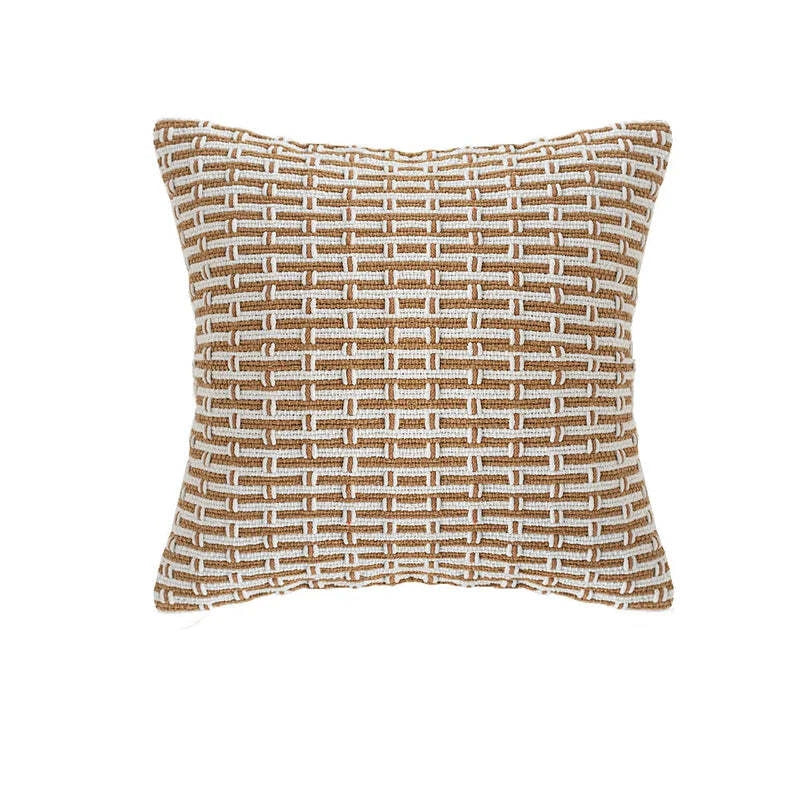 Woven Texture Cushion Cover for Home Sofa Bed Living Room