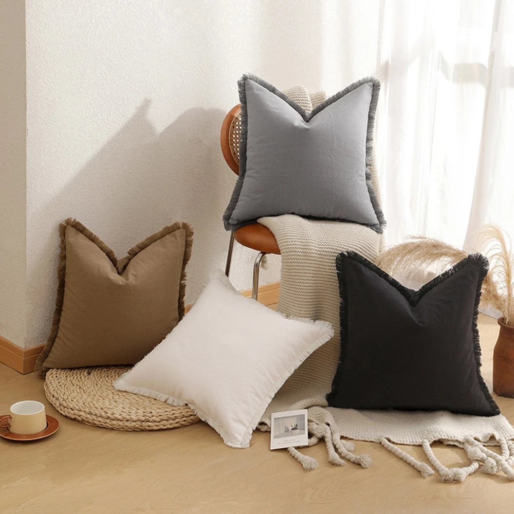1/2/4Pack Square Home Sofa Decor Pillow Cover Case Cushion Cover Size 45x45cm