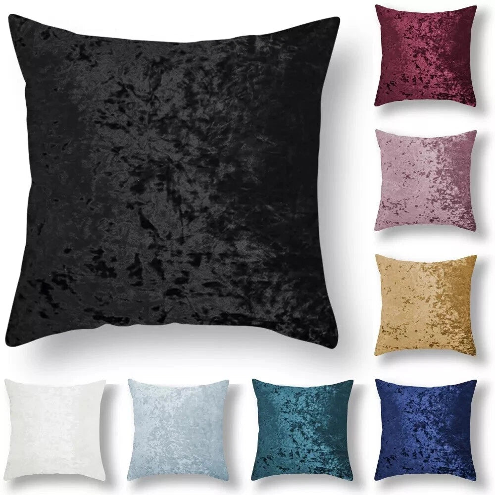New Velvet Cushion Cover Square Pillow Case Throw Pillowcases for Sofa Bed Room