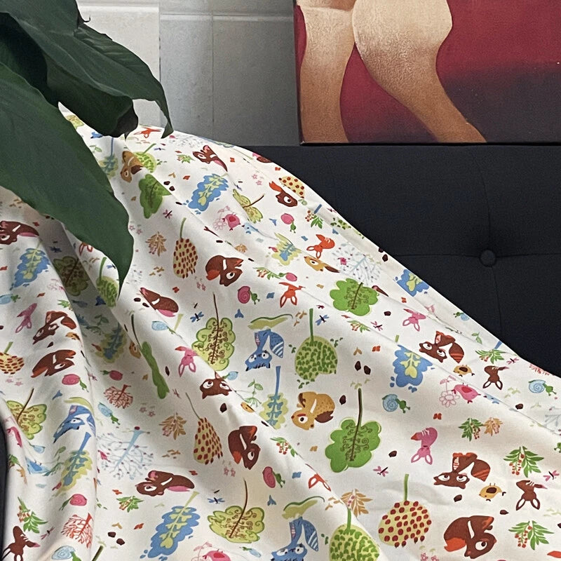 LL002 Kid Cartoon  Cotton Canvas Cushion Cover Bolster Pillow Case*TAILOR MADE*