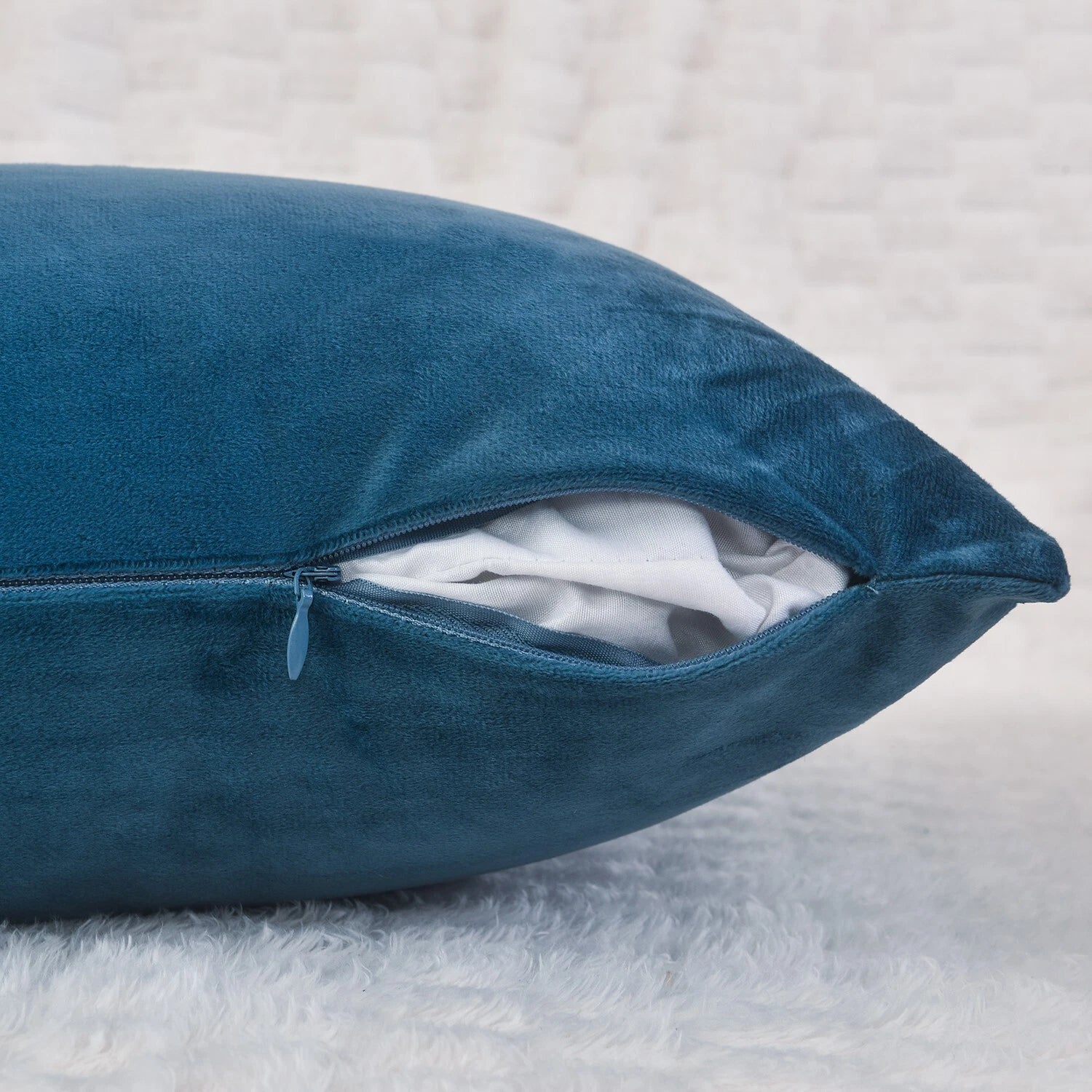 Plain Velvet Cushions Covers 30x51 cm Luxury Soft Velvet Sofa Bed Pillow Cases