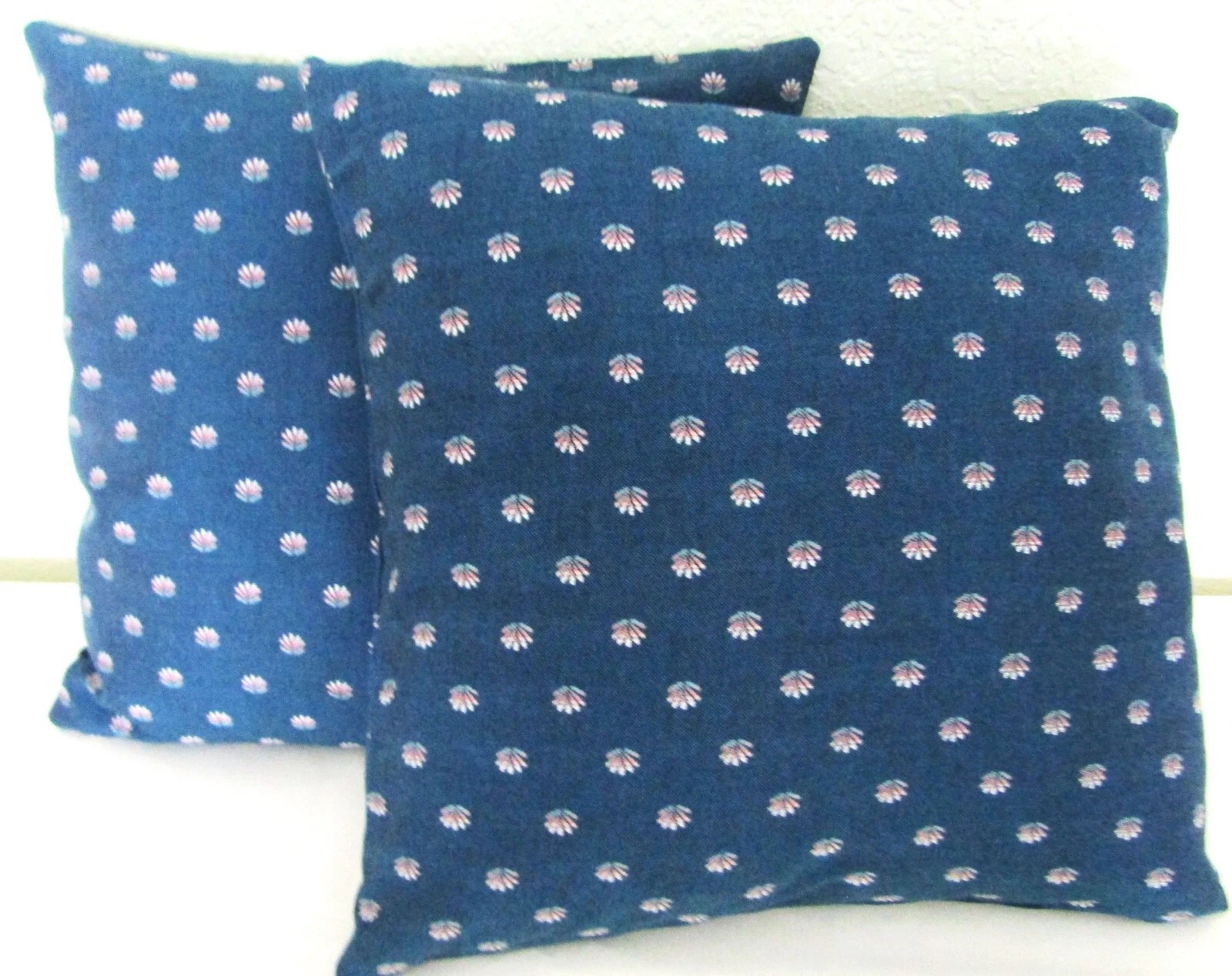 Indoor Denim  Pillow Case Sofa Throw Cushion Cover set of two  Home Decor