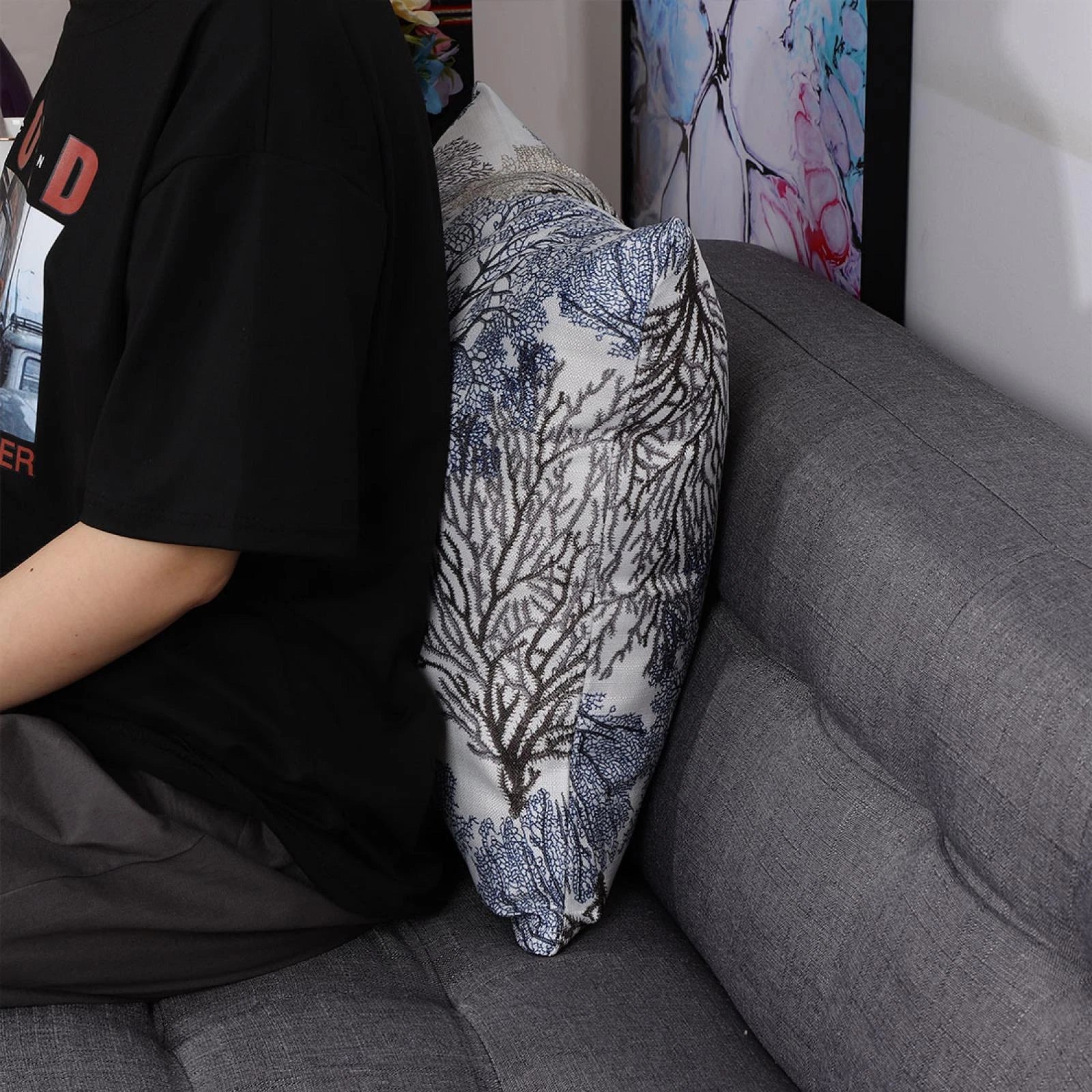 Stylish Simplicity Polyester Cushion Cover Sofa Throw Pillow Case Home,