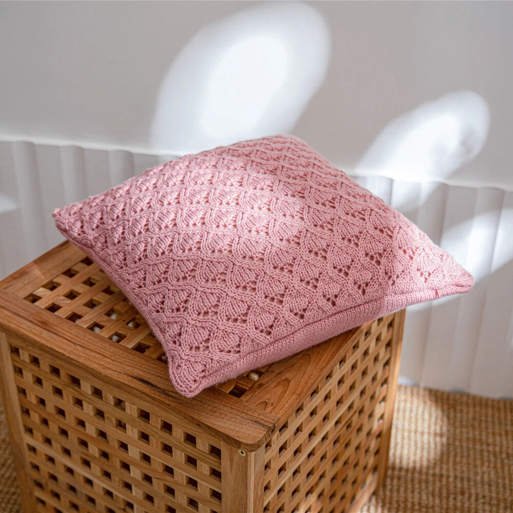 Knitting Throw Pillow Cases Cafe Zipper Zip Up Sofa Cushion Cover Home Decor New