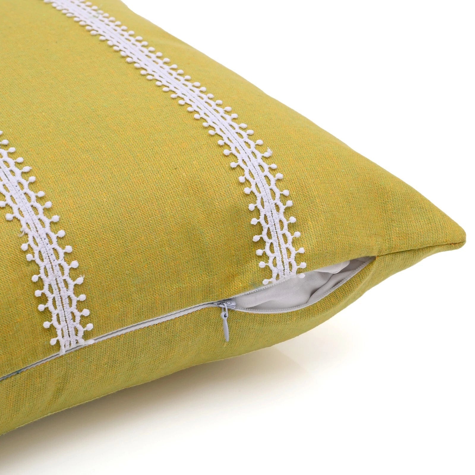 Cushion Case Cotton Pillow Cover Home Sofa Couch Bed Decor Square Covers Set 5