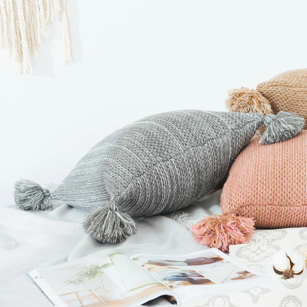 18'' Pillowcase Modern Sofa Bed Car Decor Throw Waist Cushion Covers Pillow Case