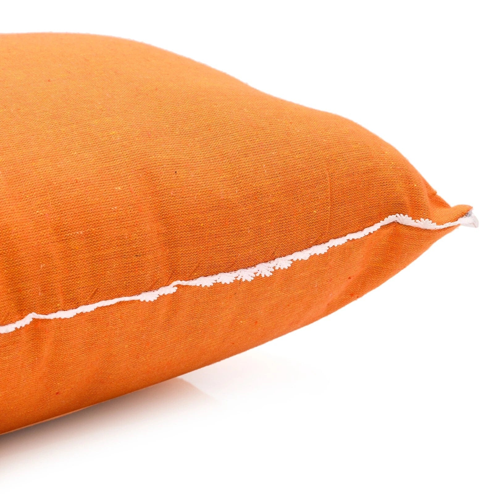 Cotton Cushion Cover Home Sofa Decor Throw Pillow Case Covers Solid with Lace