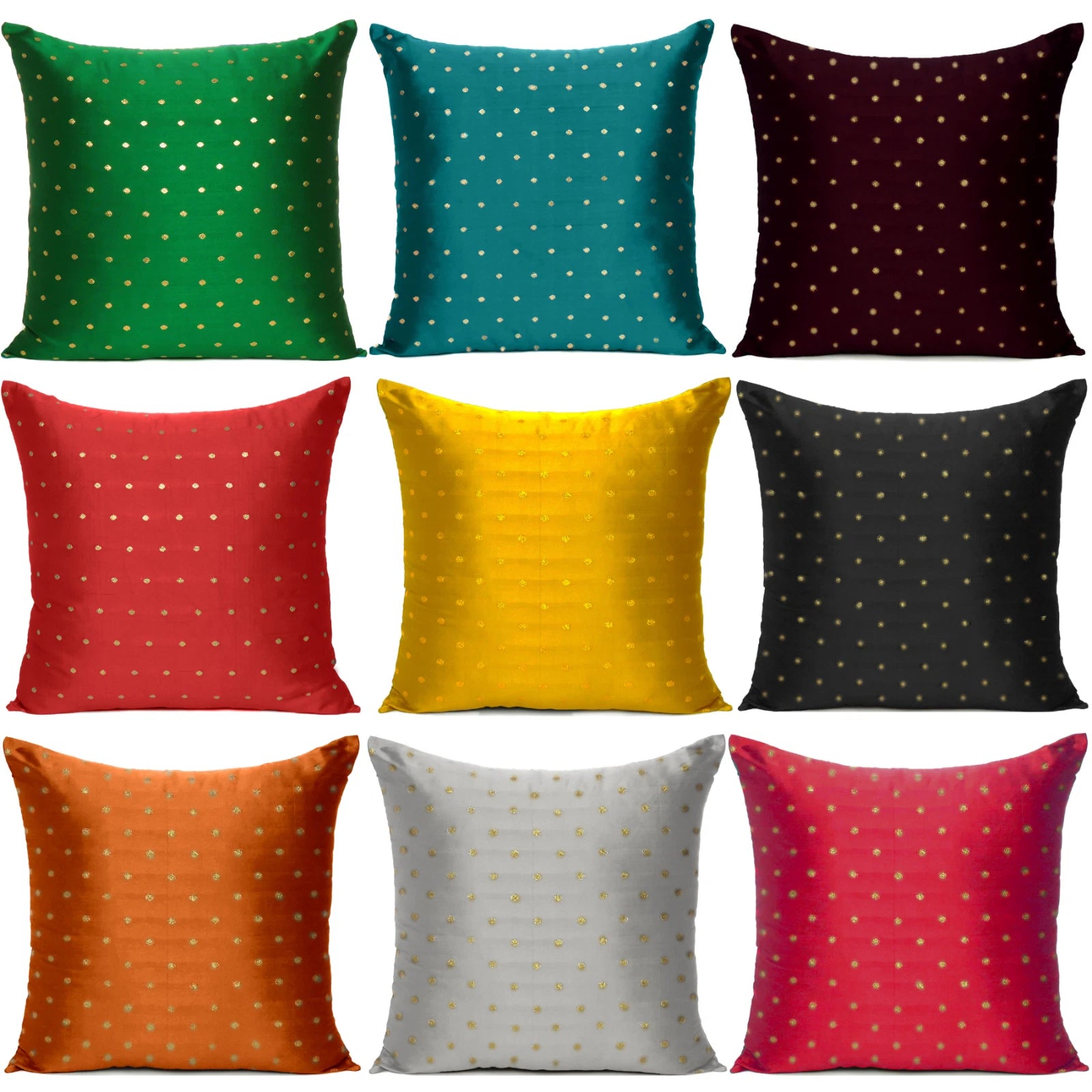 Art Silk Throw Pillowcase Cushion Cover Bedroom Home Decorative Pillow Shams 18"