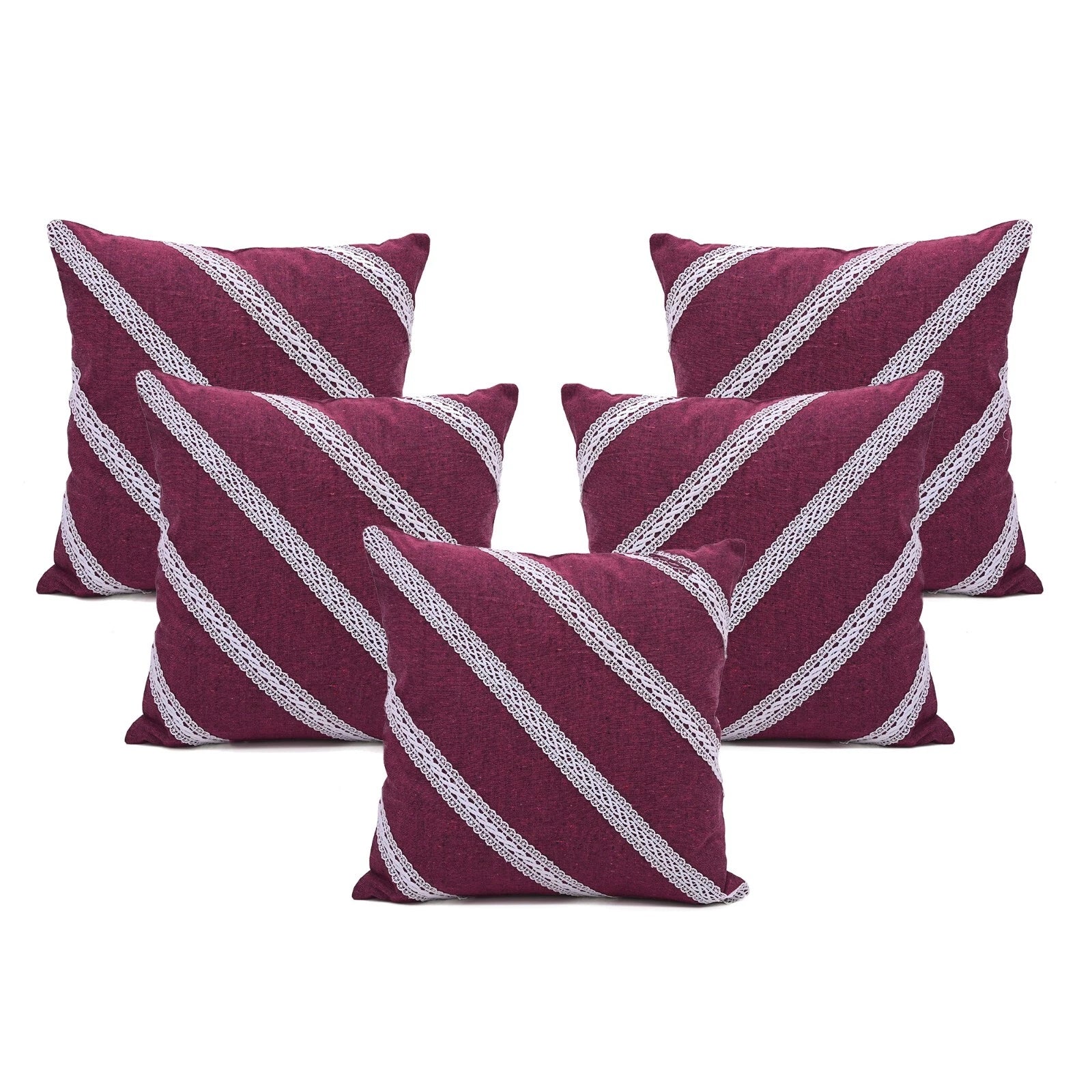 Cushion Cover Cotton Throw Pillowcase Pillow Covers Zipper Home Sofa Bed Decor