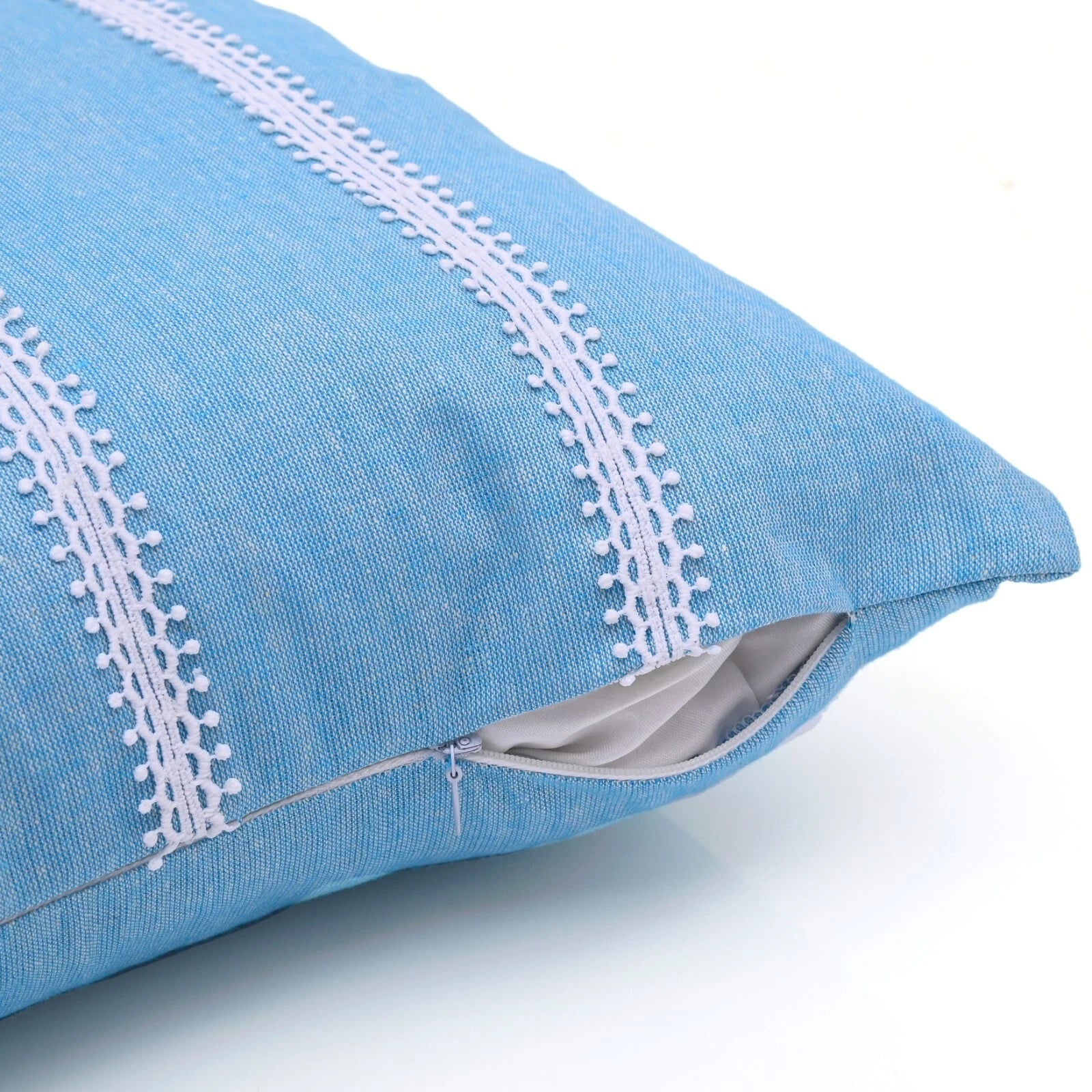 Cushion Case Cotton Pillow Cover Home Sofa Couch Bed Decor Square Covers Set 5