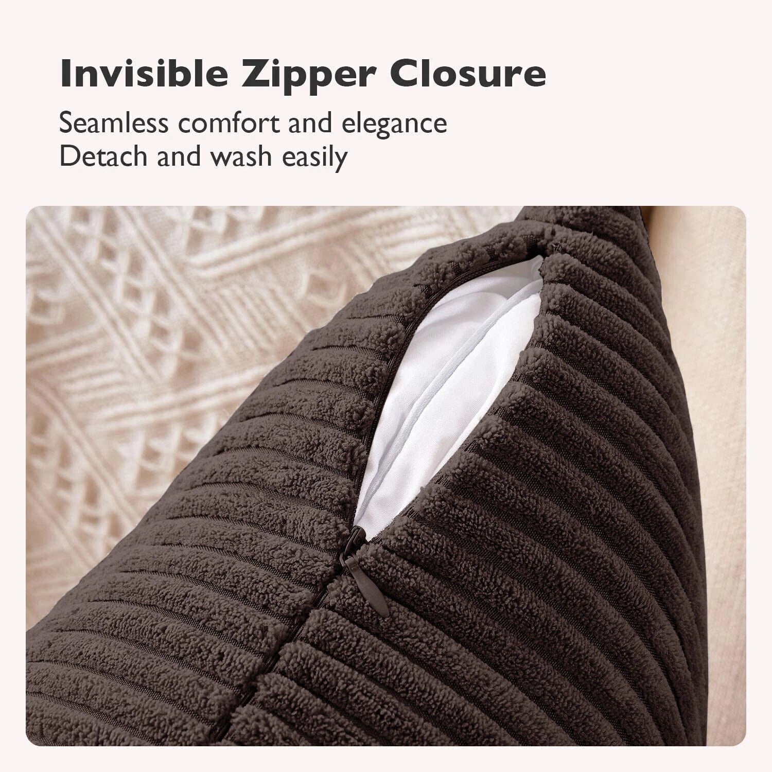 Pack of 1,2,4,6 Velvet Filled Cushion Covers 18x18 Sofa Decor Throw Pillow Cases