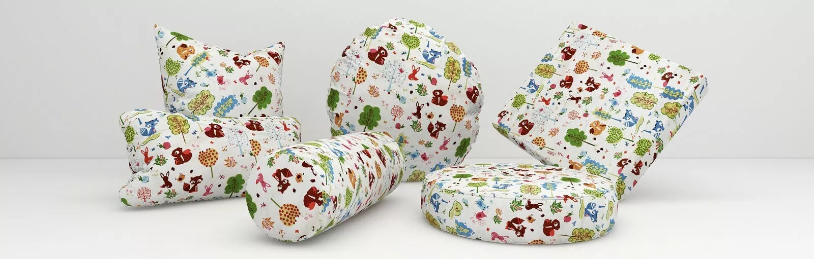 LL002 Kid Cartoon  Cotton Canvas Cushion Cover Bolster Pillow Case*TAILOR MADE*