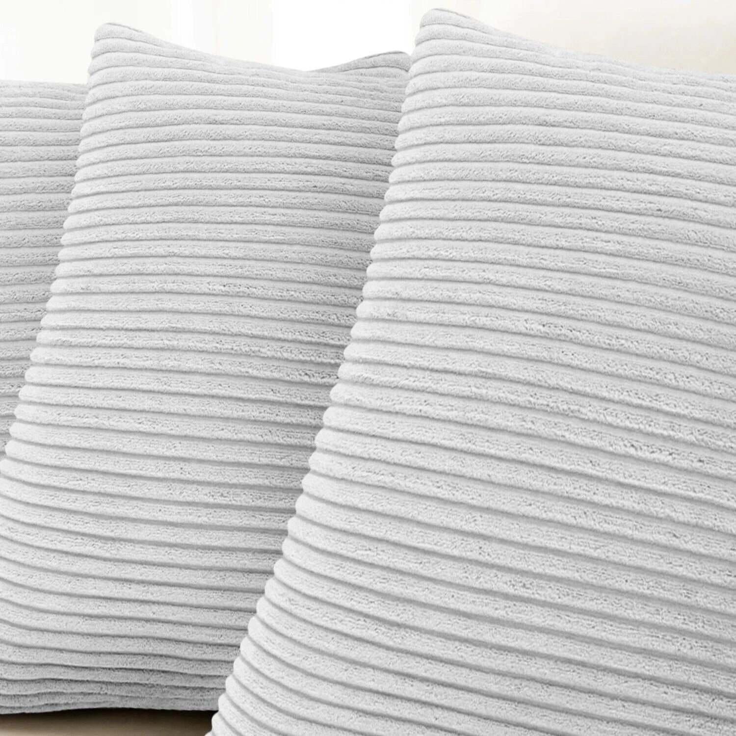 Pack of 1,2,4,6 Velvet Filled Cushion Covers 18x18 Sofa Decor Throw Pillow Cases