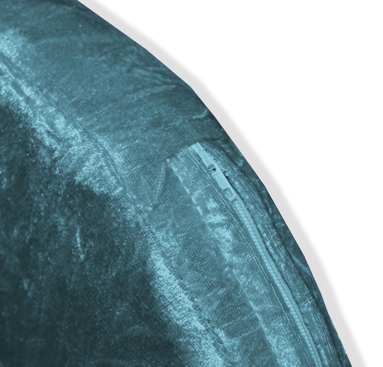 Mv18 Dark Teal Crushed Velvet Sofa Seat Patio Bench Cushion Bolster Cover/Runner